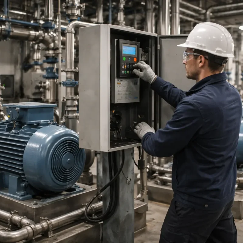 Adjusting the VFD in industry